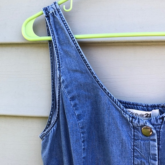 Super cute denim chambray summer dress - Picture 3 of 6